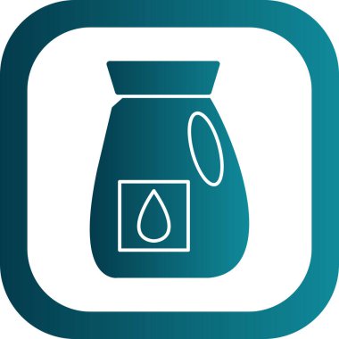 yağ şişesi vektör simgesi