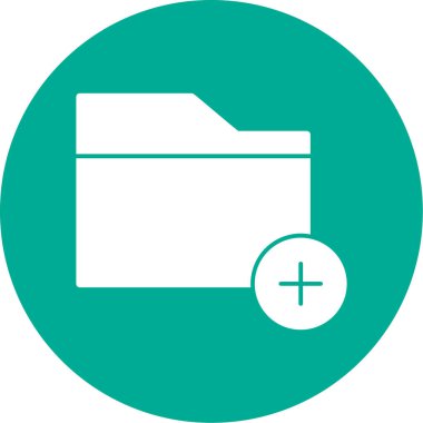 klasör web simgesi, vektör çizim