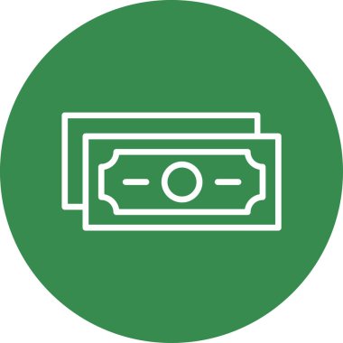 Web ve mobil uygulama tasarımınız için para simgesi, dolar logosu konsepti 