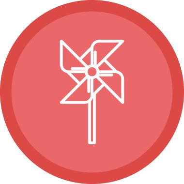 çiçek simgesi vektör illüstrasyonu