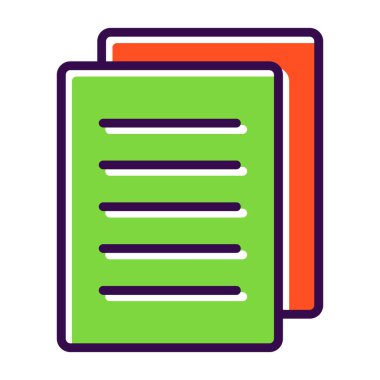 Web vektör illüstrasyonunu listele 