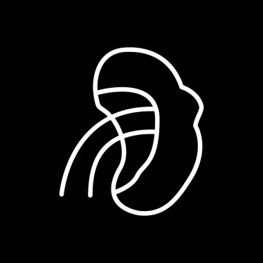 İnsan simgesinin vektör illüstrasyonu