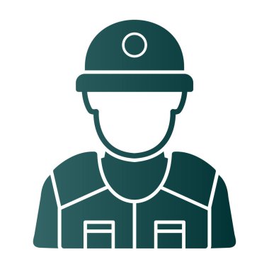 Polis simgesi, vektör illüstrasyonu