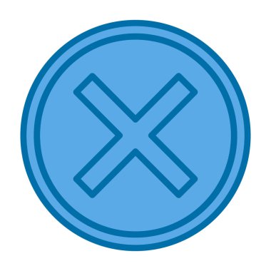 Haç. Web simgesi basit illüstrasyon