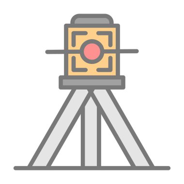 Lazer ağ simgesi vektör illüstrasyonu