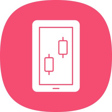 Arkaplanda akıllı telefon simgesi izole edildi. Web sitesi, uygulama, cep telefonu sembolü ve akıllı telefon logosu için son moda telefon şablonu