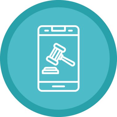 Arkaplanda akıllı telefon simgesi izole edildi. Web sitesi, uygulama, cep telefonu sembolü ve akıllı telefon logosu için son moda telefon şablonu