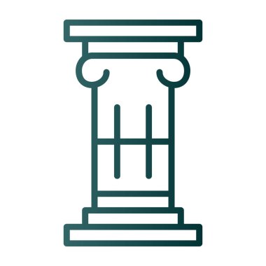 Sütun. Web simgesi basit illüstrasyon