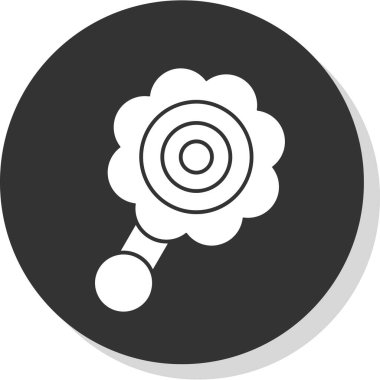 Fan simge, basit vektör çizim