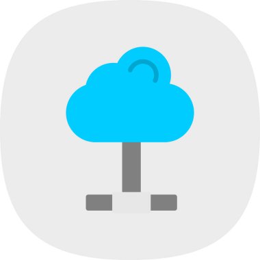 Bulut hesaplama. Web simgesi 