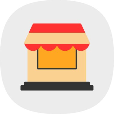 Basit depolama simgesi, vektör illüstrasyon tasarımı