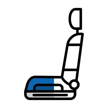 araba koltuğu simgesi, vektör illüstrasyonu basit tasarım