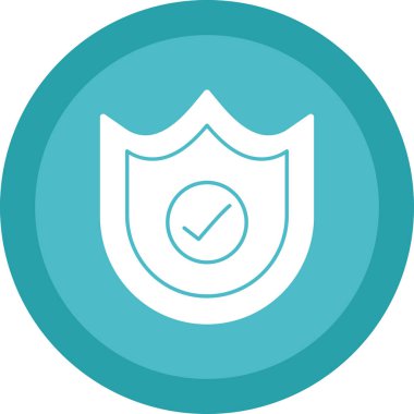 kalkan simgesi, vektör illüstrasyonu basit tasarım