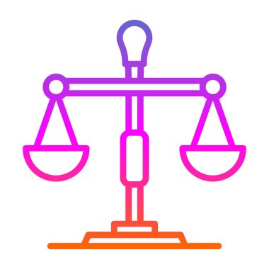 adalet dengesi vektör simgesi