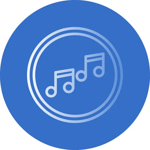 Müzik notaları vektör ses simgesi