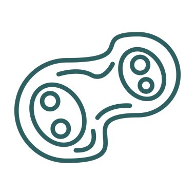 Tek bir simgenin vektör illüstrasyonu