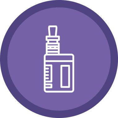 Şişe. Web simgesi basit illüstrasyon