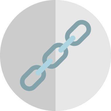 Zincir simgesi, vektör illüstrasyonu