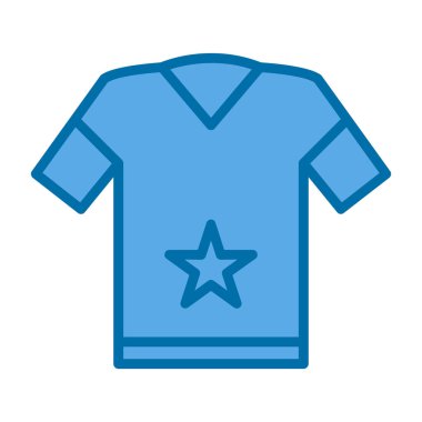 t-shirt simgesi veya logo izole edilmiş işaret sembolü çizimi