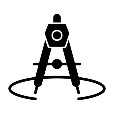 Pusula. Web simgesi basit illüstrasyon 