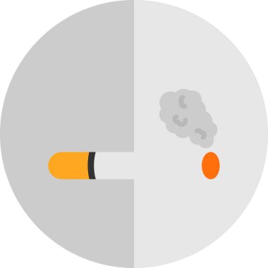 sigara ikonu vektör illüstrasyonu 