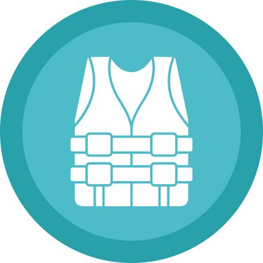 can yeleği simgesi, vektör illüstrasyonu basit tasarım