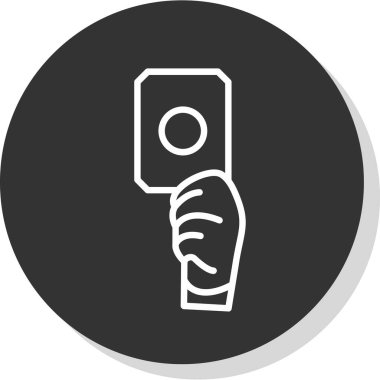 Bir bozuk para, vektör, illüstrasyon