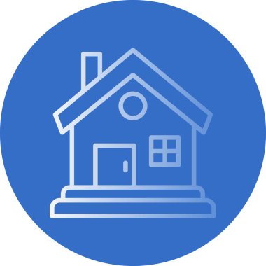 Ev vektör tasarımı. Ev düz simgesi 