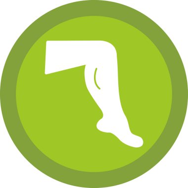 Ayakkabı. Web simgesi basit illüstrasyon