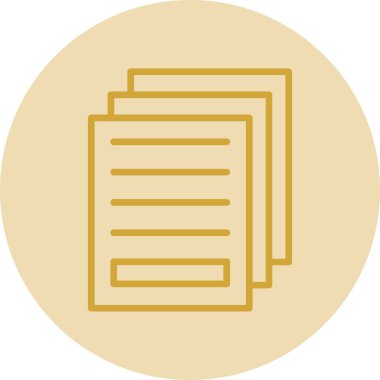 Vektör belgesi Simge illüstrasyonu