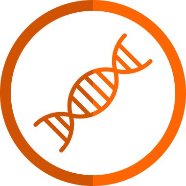 dna. Web simgesi basit illüstrasyon 