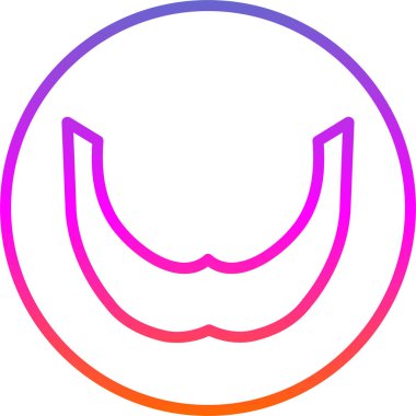 güzellik yüz moda simgesi dış hat tarzında