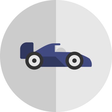 Formula 1 web simgesi basit tasarım