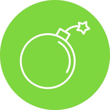 Bomba. Web simgesi basit illüstrasyon 