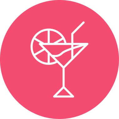 Kokteyl kutsal kişilerin resmi, vektör çizim iç