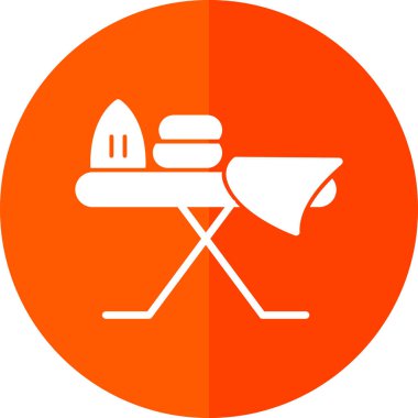 Demir tahta düz simge, vektör çizimi basit tasarım