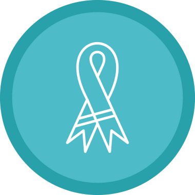 kurdele simgesi vektör illüstrasyonu