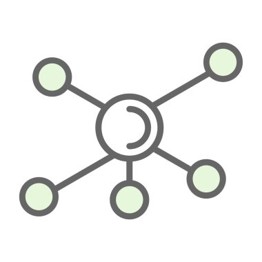 Web ve mobil uygulaması tasarım, ağ logo kavramı için beyaz arka plan üzerinde izole ağ simge vektör