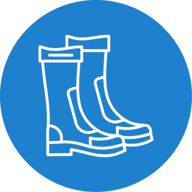 Welly bot simgesi, vektör illüstrasyon tasarımı