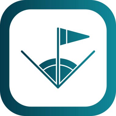 pusula simgesi soyut olarak izole edildi