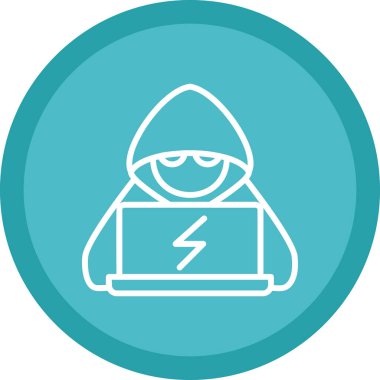 Dizüstü bilgisayar simgesi vektör çizimi