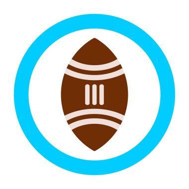 Bir top simgesinin vektör illüstrasyonu