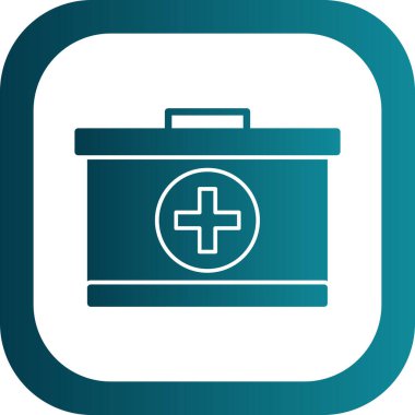 ilk yardım kiti vektör simgesi 