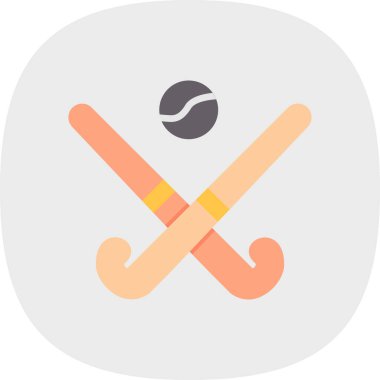 Modern Hokey simgesinin vektör çizimi                          