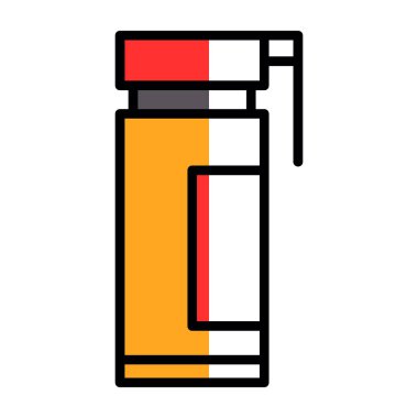 Şişe simgesinin vektör illüstrasyonu 