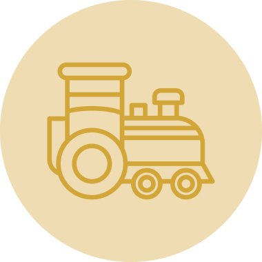 lokomotif simge vektör çizim