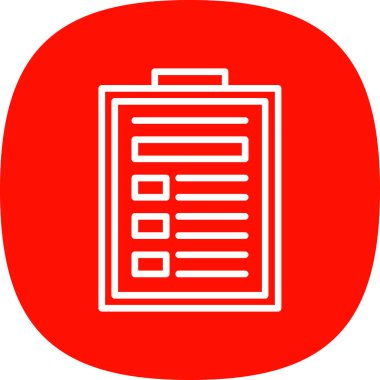 Belge. Web simgesi basit illüstrasyon 