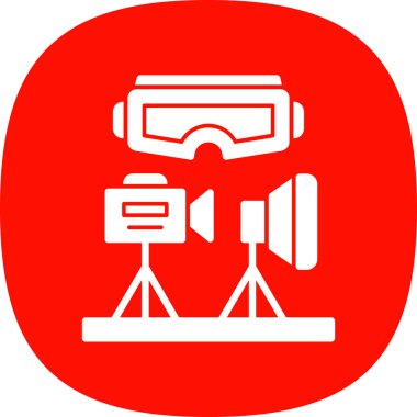 kamera simgesi vektör illüstrasyonu