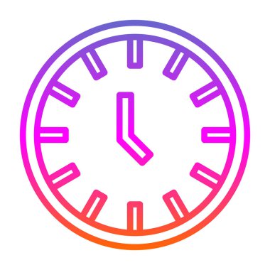 zaman, saat vektör simgesi, illüstrasyon 