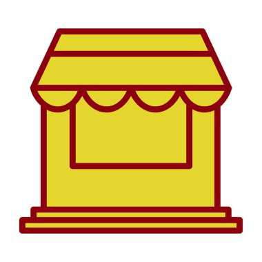 Basit depolama simgesi, vektör illüstrasyon tasarımı